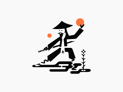 Monk ◍ asia belcdesign blcstudio branding logo logodesign monk negativespace patrykbelc shaolin