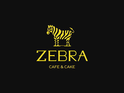 Zebra | Cafe & Cake ☕️ animal logo belcdesign blcstudio cafe branding cafe logo coffee shop logodesign negative space patrykbelc zebra