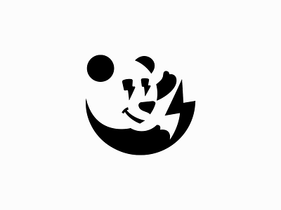 United Pandaz ϟ animals logo belcdesign blcstudio logodesign musicteam negative space panda patrykbelc unitedpandaz