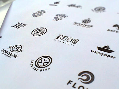 Logopack vol.3 2013 belc belcu bird flow gym logo logotype restaurant revolver waterpaper