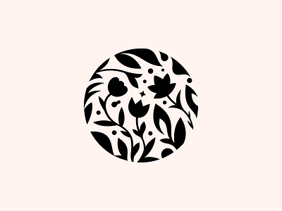 Greenish Studio belcdesign blcstudio branding flatdesign flowers logo logodesign negativespace patrykbelc