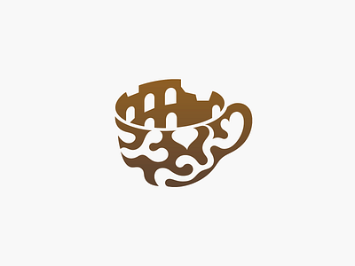 Cafe | Mark ❣ belcdesign cafe cafe branding colosseum logodesign logomark negativespace patrykbelc rome