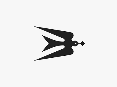 Swallow ◆◇ belcdesign branding logodesign logomarks mark patrykbelc simple logo swallow