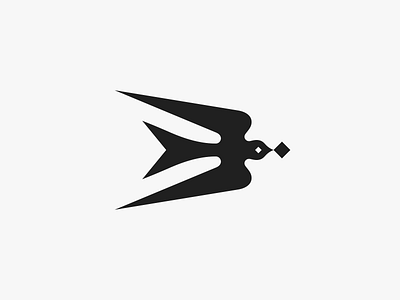 Swallow ◆◇ belcdesign branding logodesign logomarks mark patrykbelc simple logo swallow