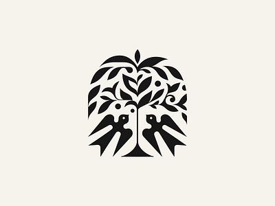 Birds ✽ belcdesign birds branding flatdesign leafs logo logodesign logomark nature patrykbelc spa