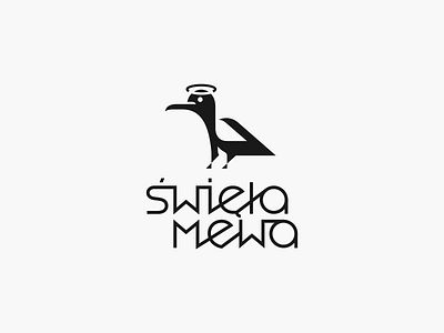 Święta Mewa ❍ belcdesign branding logodesign logomarks mark negativespacelogo patrykbelc restaurant seagull