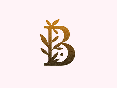 "B" letter ● belcdesign branding flatlogo leafs letter letter b logo logodesign logomark patrykbelc