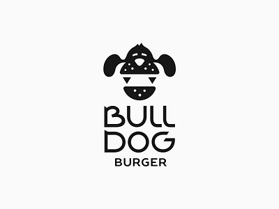 Bulldog Burger ⚈ belcdesign branding bulldog burger logo burgers dog flatlogo logodesign logomarks patrykbelc restaurant