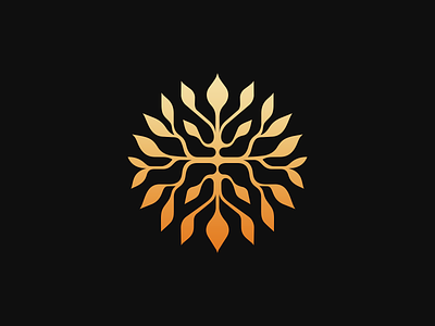 Larisa ❧ beautysalon belcdesign branding flatdesign flatlogo flower logomark nature patrybelc star