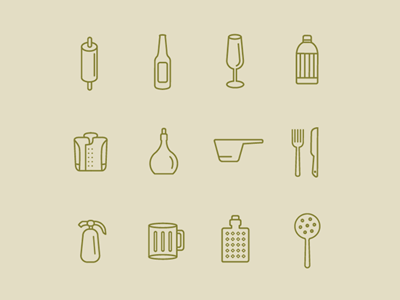 Free set of icons / Kitchen