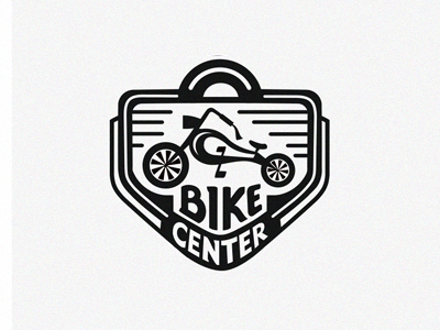 Bike Center belc bike center desing logo sunday vector