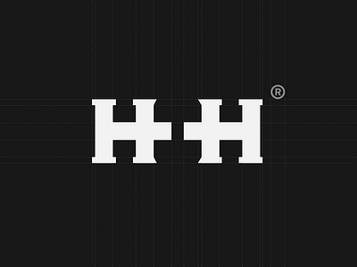 HH+dumbell / mark belcdesign blc branding dumbell healthy human logo logodesign mark negativespace sign studio