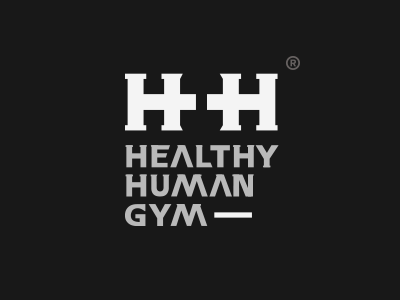 HH+dumbell / mark belcdesign blc branding healthy human logo logodesign mark sign studio