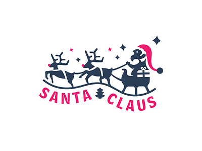 Santa Claus belcdesign christmas claus gifts reindeer santa sleigh