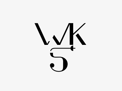 WKS / Mark logotype mark minimal minimalism sign sword swordplay szermierka typo warszawa wilanów znak