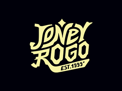 JoneyRogo / black bgr belcdesign clothing logotype skate skateboard skatepark typocustom typography wear