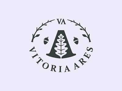 Vitoria Ares acorn belcdesign blcstudio logo nature oak restaurant