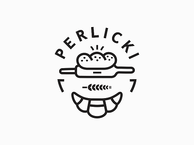 Perlicki / alternative version bakery belcdesign blcstudio bread croissants grain ears logo perlicki piekarnia