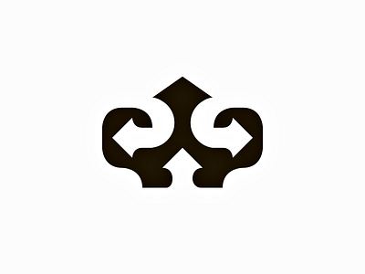 Luxury Transport / logomark (wip) arrows belcdesign blcstudio crown logodesign logomark mark minimalism transports