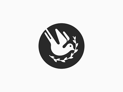 Pigeon 3.0 belcdesign bistro blc logodesign logodesigner minimal branding negativespace olivebranch patrykbelc pigeon