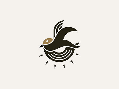 Podniebno | Mark belcdesign bird blcstudio design logo logodesign logomark sign sun vector