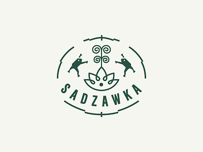 Szadzawka belcdesign blc branding frogs linestyle logo logodesign restaurant sadzawka