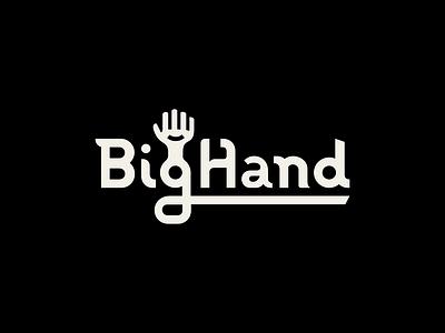 Big Hand / Black bighand branding foundation logo logodesign logotype minimalism typography