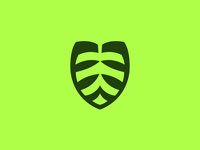 Shield | Mark belcdesign blc branding leaf logodesign logodesigner logomark minimal palm shield
