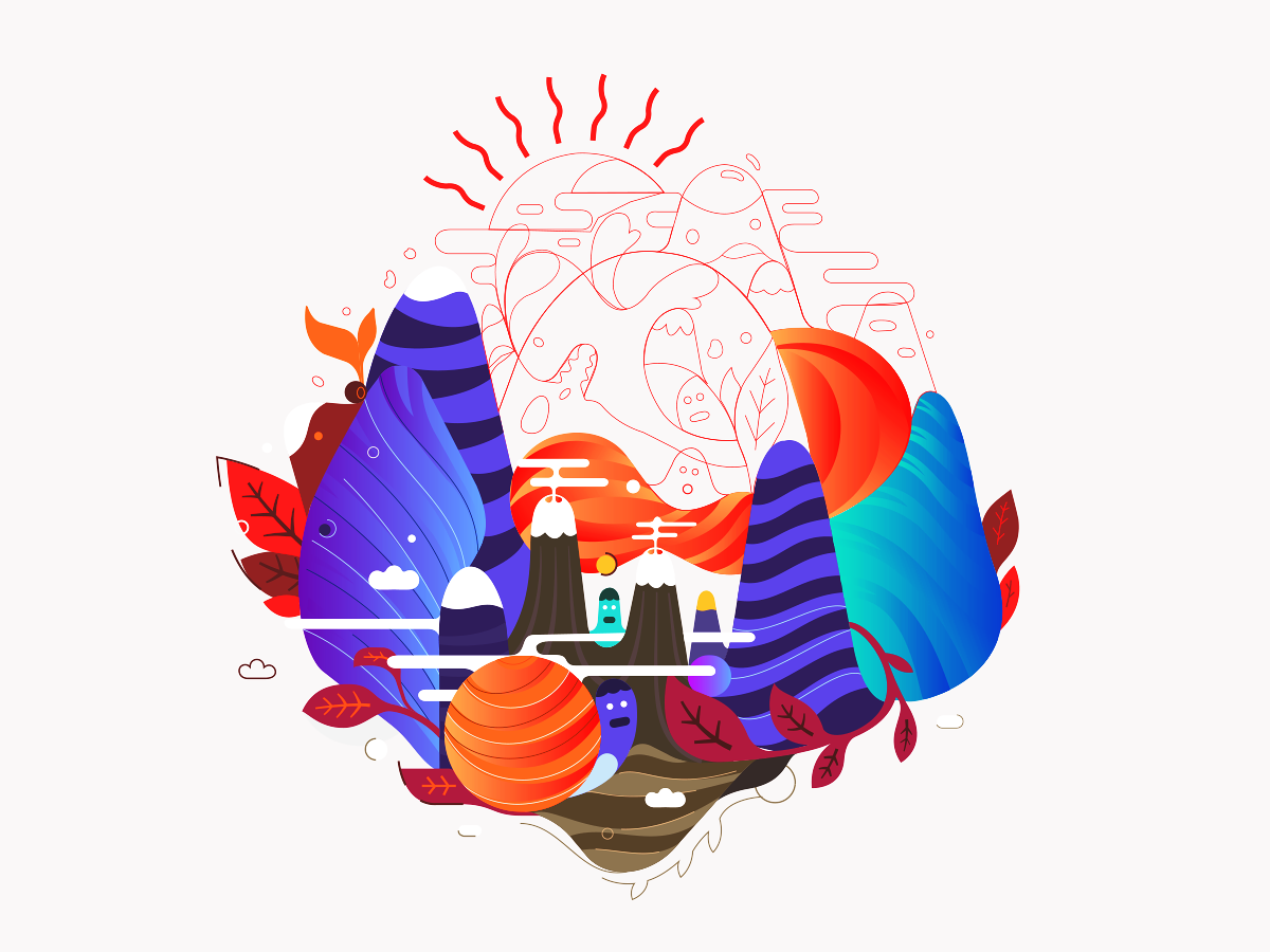 Island v.3 | wip by Patryk Bełc on Dribbble