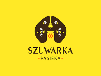 Szuwarka | Logo apiary bee belcdesign blc branding honey logo logodesign logomarks negativespace