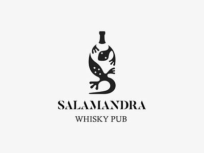 Salamandra | Whisky Pub belcdesign blcstudio branding logo logodesign logomark negative space pub salamander whisky