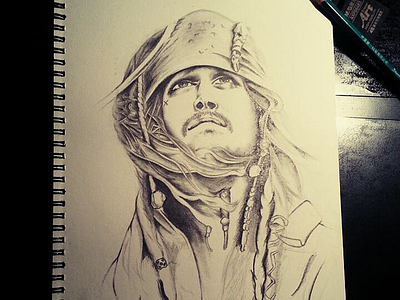 The world's still the same...There's just less in it jack literary sketch sparrow