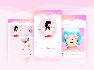 Dribbble Candy Music