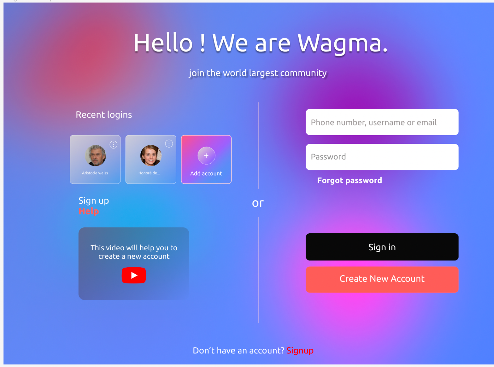Wagma social messaging by Deepak Vishwakarma on Dribbble
