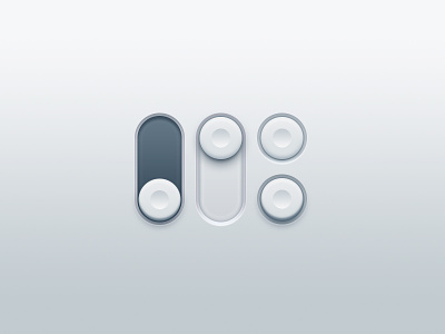 On/Off Switch clean daily icon objectification of onoff person switch ui ux