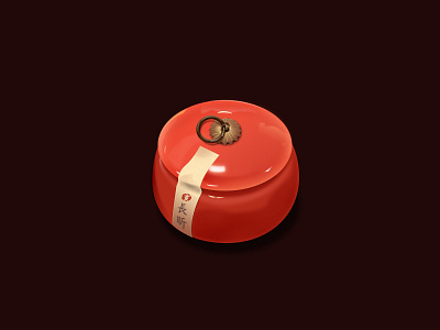 tea caddy illustrations，icon