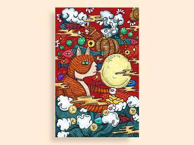 Happy Lantern Festival illustrations