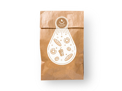 Memory coffee Bread bag illustrations