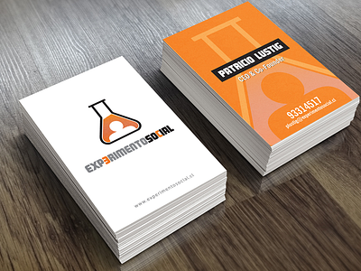 Experimento Social branding business cards logo startup