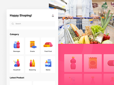 Mart Icon Set for e-Commerce app category category icons ecommerce food fresh iconpack mart mobile mobile ui ux