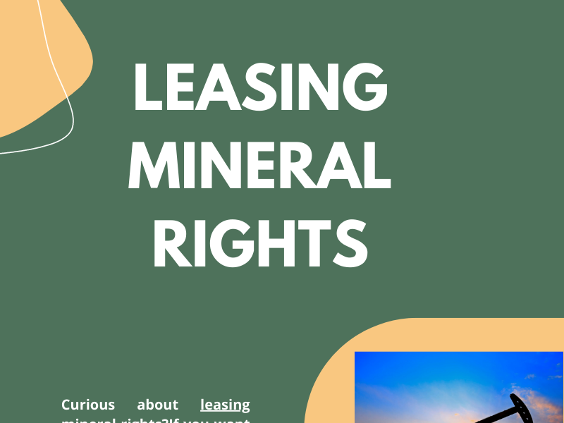 How to Lease Mineral Rights by Texas Royalty Brokers on Dribbble