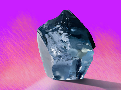 Blue Diamond - Digital art