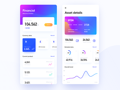 Financial data app color daily ui data data analysis financial financial app financial data ui ui 100 ui 100day ux