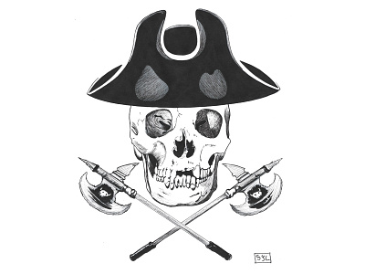 Pirate design illustration