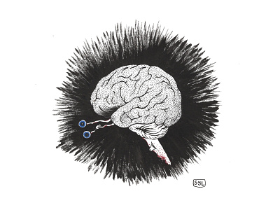 Mental illness design illustration