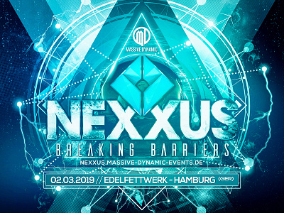 Nexxus - Breaking Barriers artwork dynamic event massive music