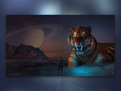 Neon Tiger - Photo manipulation art digitalart manipulation neon photo photoshop surreal tiger