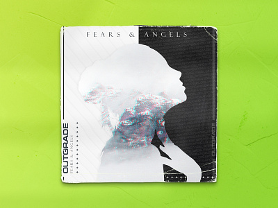 Fears & Angels - Album Cover album angel angels art branding cover design fear graphic design manipulation music outgrade photoshop single song spotify woman