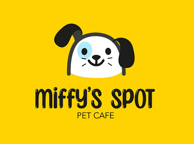 Branding: Miffy's Spot Pet Cafe branding logo