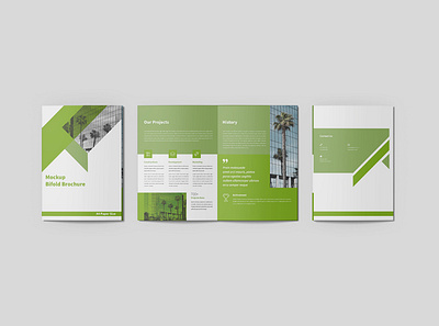 A4 Bifold Mockup business card design graphic design mockup paper psd